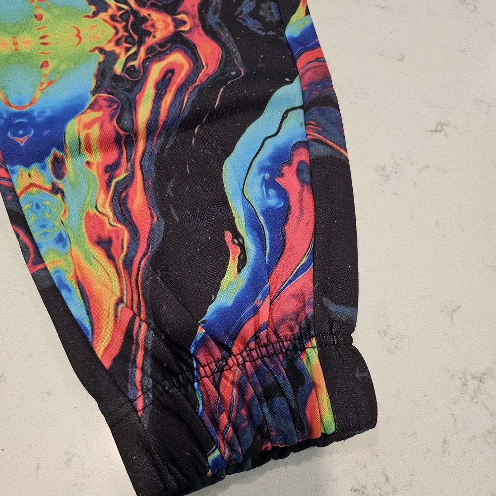 Vibrant Multicolor Abstract Joggers - Picture 2 of 6
